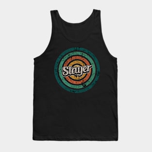 Slayer // Retro Circle Crack Vintage Tank Top